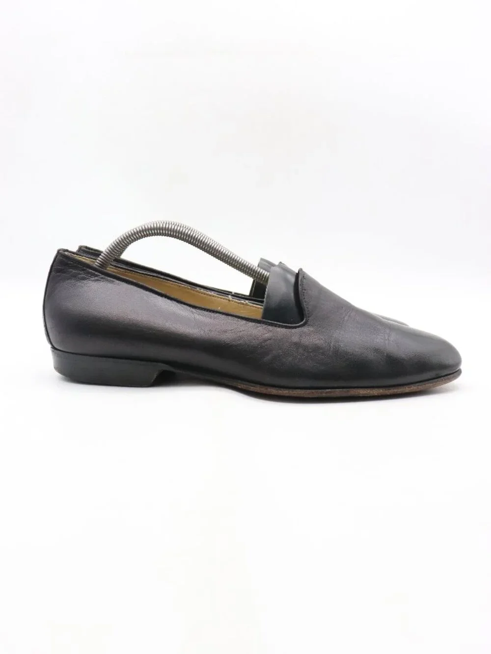 Bragano by Cole Haan Venetian Loafers Men's 10.5 Black Leather Made in Italy
